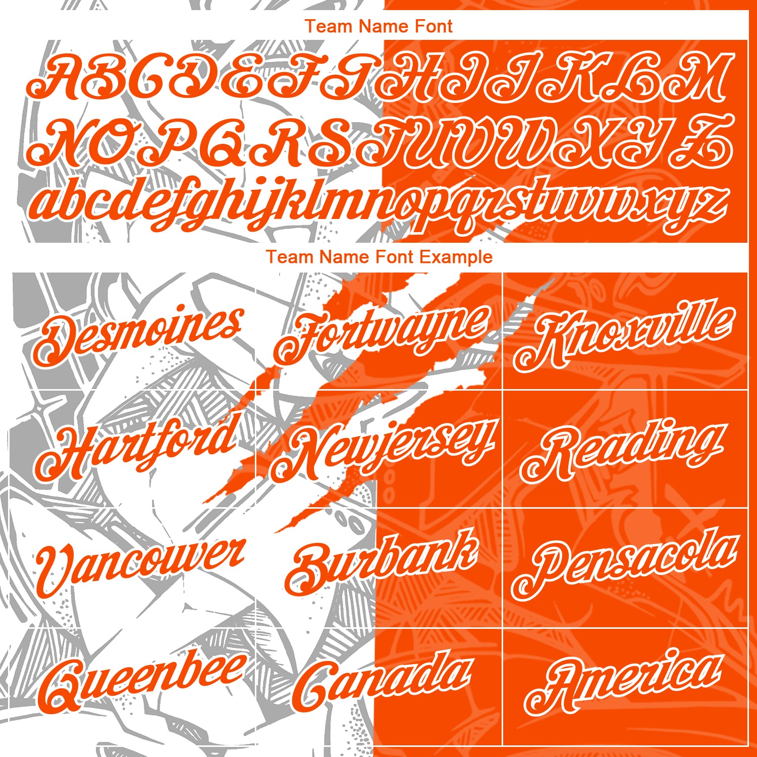 Custom Graffiti Pattern Orange-White Scratch 3D Performance T-Shirt