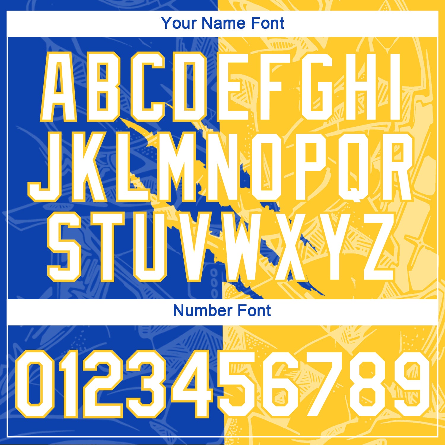 Custom Graffiti Pattern White Thunder Blue-Yellow Scratch 3D Performance T-Shirt