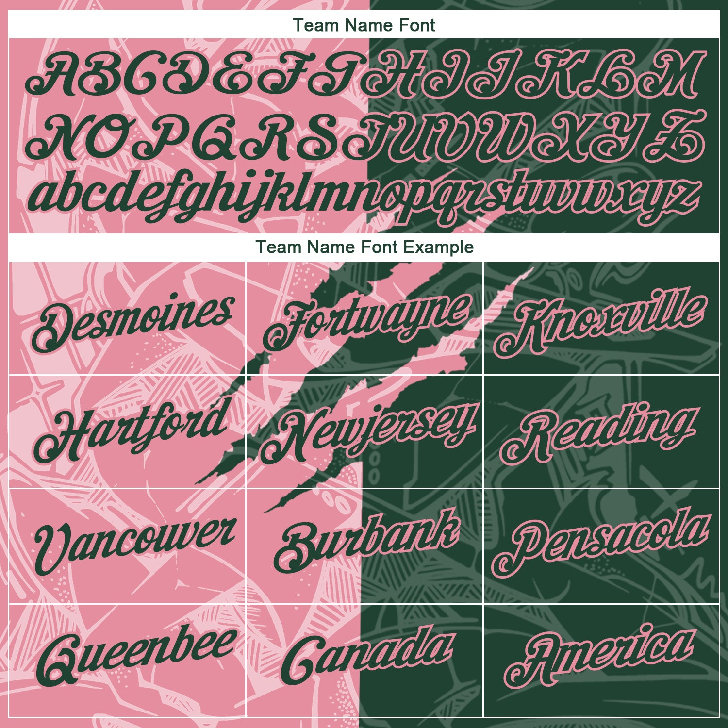 Custom Graffiti Pattern Green-Medium Pink Scratch 3D Performance T-Shirt