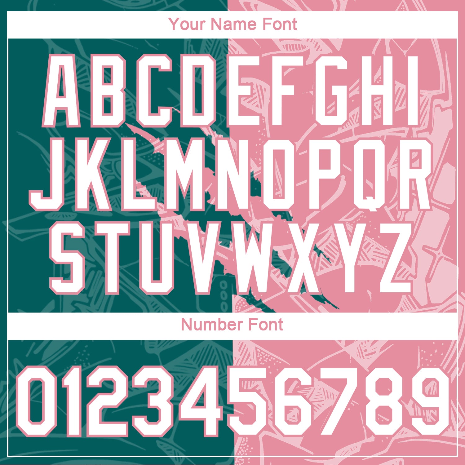 Custom Graffiti Pattern White Teal-Medium Pink Scratch 3D Performance T-Shirt