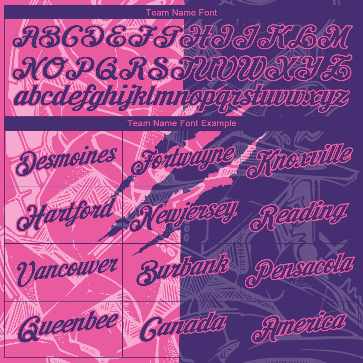 Custom Graffiti Pattern Purple-Pink Scratch 3D Performance T-Shirt