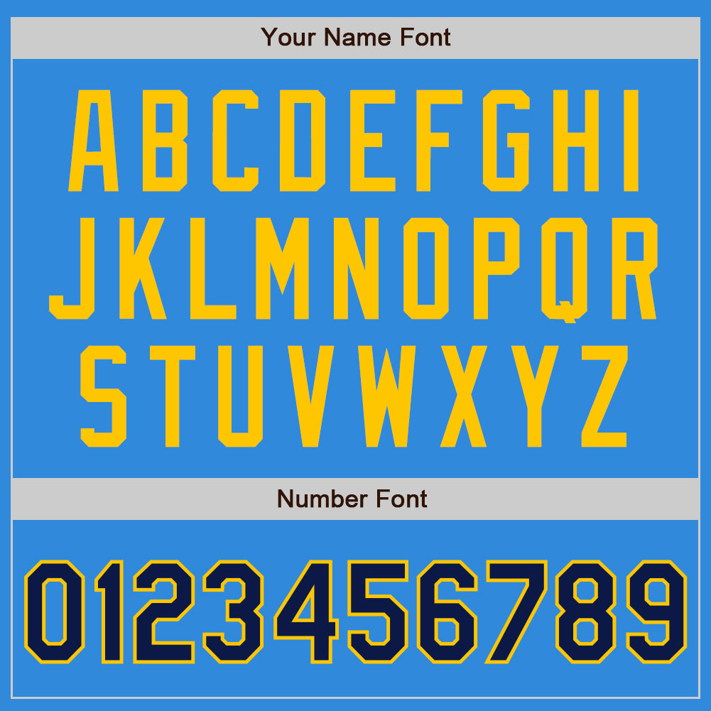 Custom Stitched Powder Blue Navy-Yellow Baseball Pullover Sweatshirt Hoodie