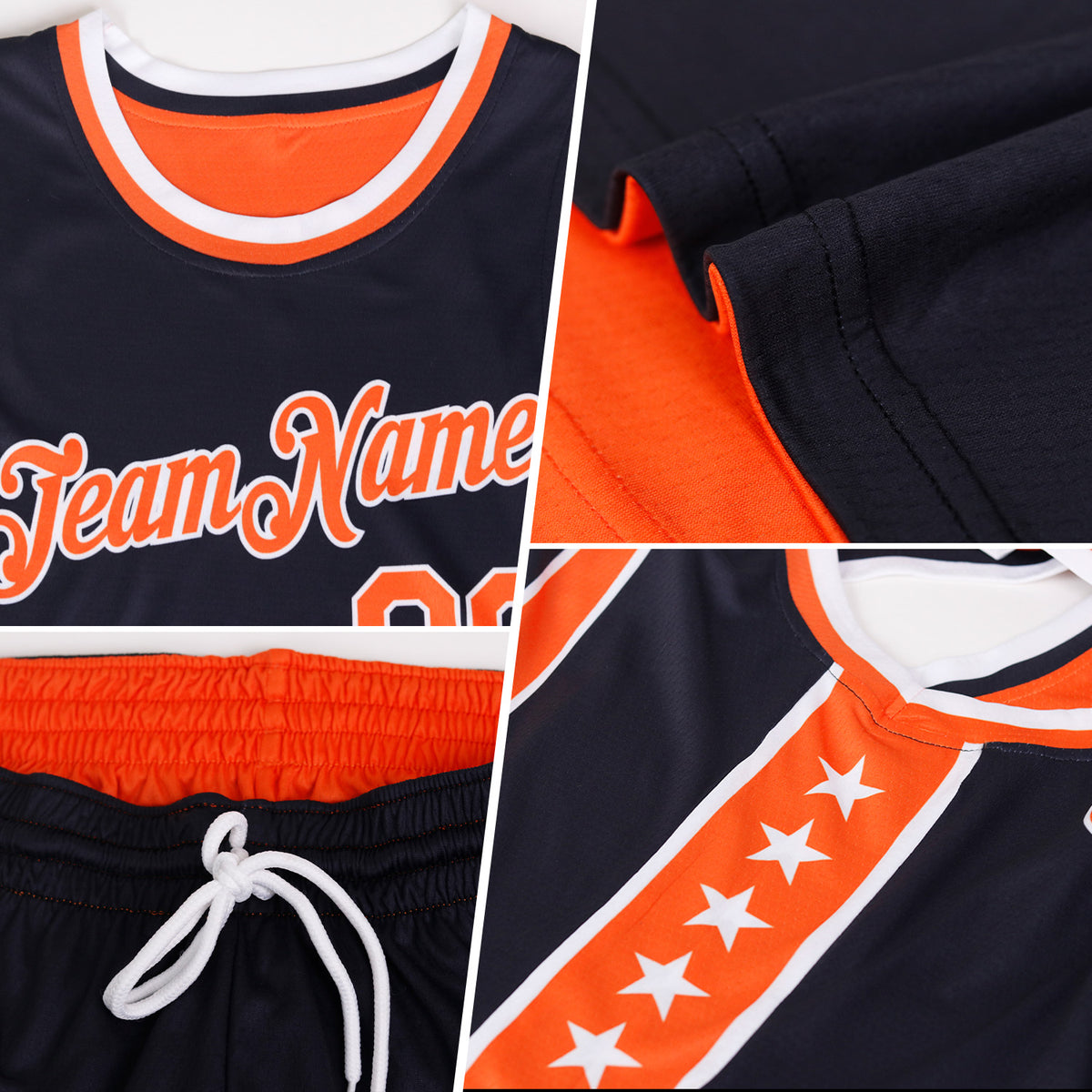 Custom Reversible Double Side Sublimation Basketball Set Side Panel ...