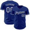 Custom Royal Gray Authentic Baseball Jersey