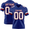 Custom Royal White-Red Authentic Football Jersey