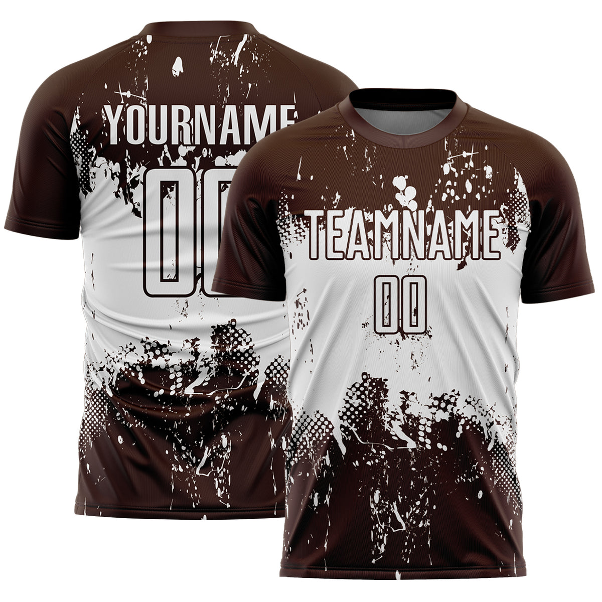 Custom Abstract Splatter Grunge Art Sublimation Soccer Uniform Jersey ...