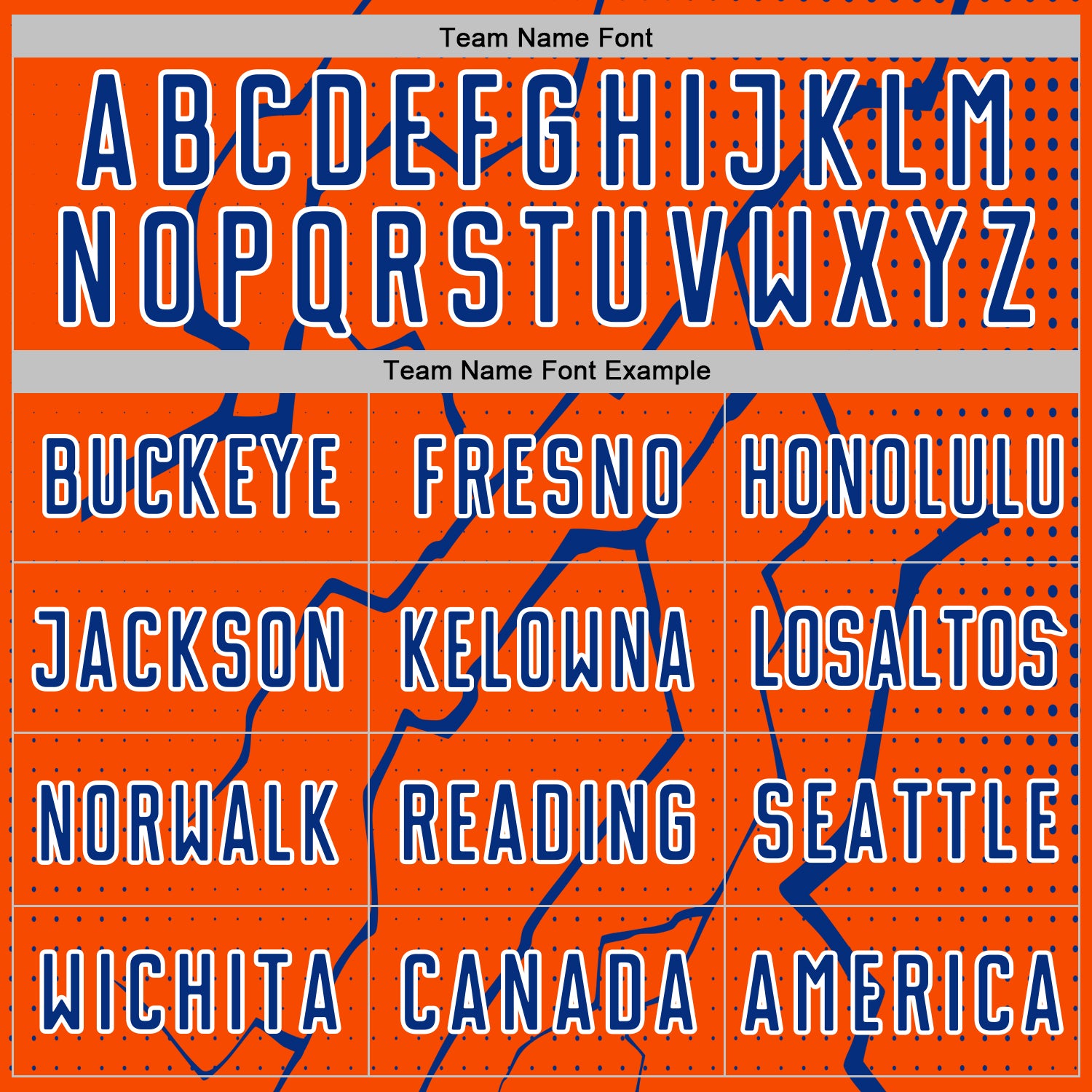 Custom Orange Royal-White Lightning Sports Sublimation Soccer Uniform Jersey