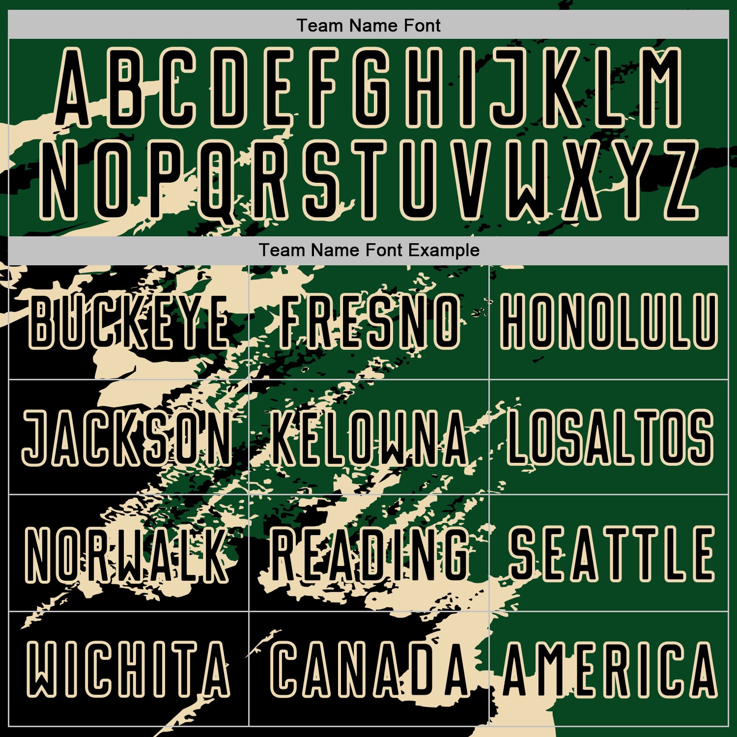 Custom Green Black-Cream Abstract Fragment Art Splash Sports Sublimation Soccer Uniform Jersey