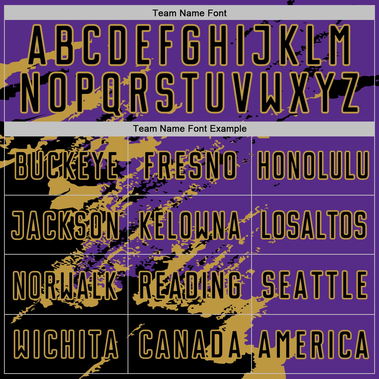 Custom Purple Black-Old Gold Abstract Fragment Art Splash Sports Sublimation Soccer Uniform Jersey