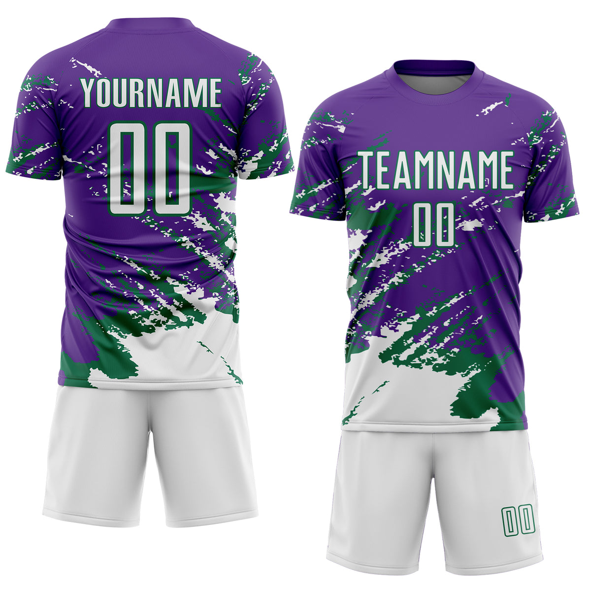 Custom Abstract Fragment Art Splash Sublimation Soccer Uniform Jersey ...