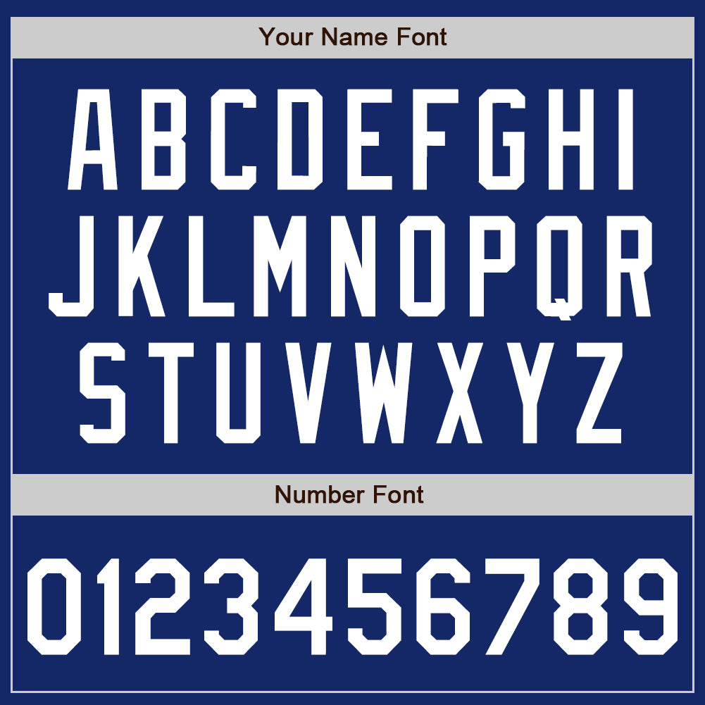 Custom Royal White Split Ripped Pattern Baseball Pullover Sweatshirt Hoodie