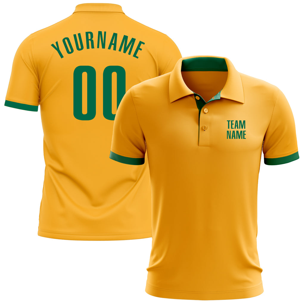 Kelly green golf shirt sale