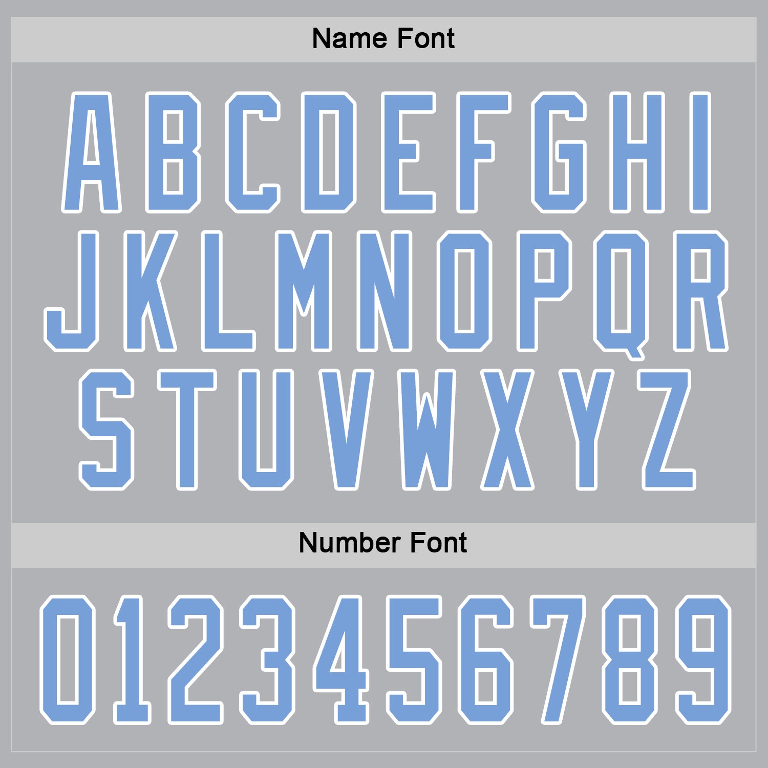 Custom Gray Light Blue-White Hockey Jersey