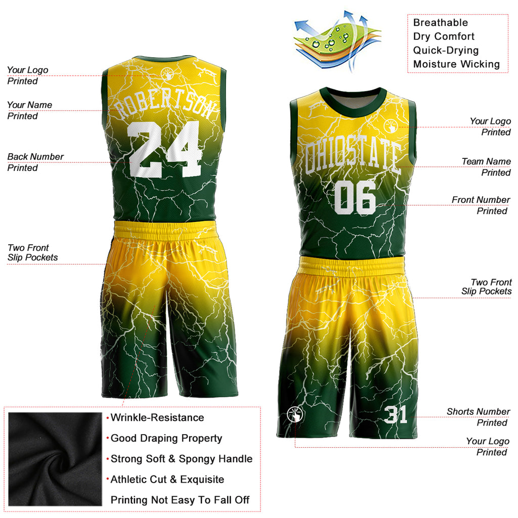 Wholesale plain yellow basketball jersey For Comfortable Sportswear 