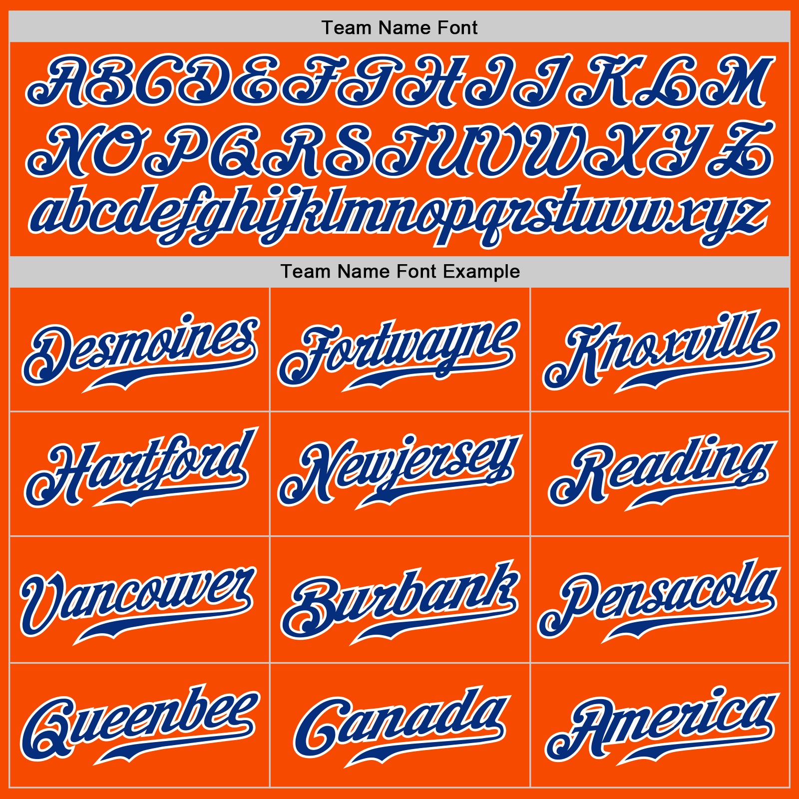 Custom Orange White Pinstripe Royal-White Authentic Baseball Jersey