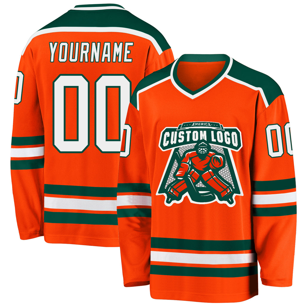 Green Black Custom Sublimated Hockey Jerseys Sweatshirts | YoungSpeeds