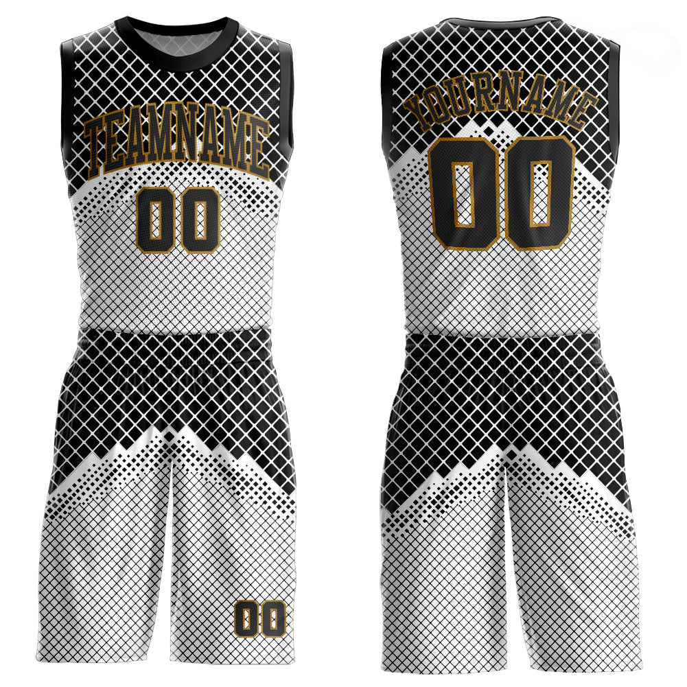 sublimation white gold jersey design