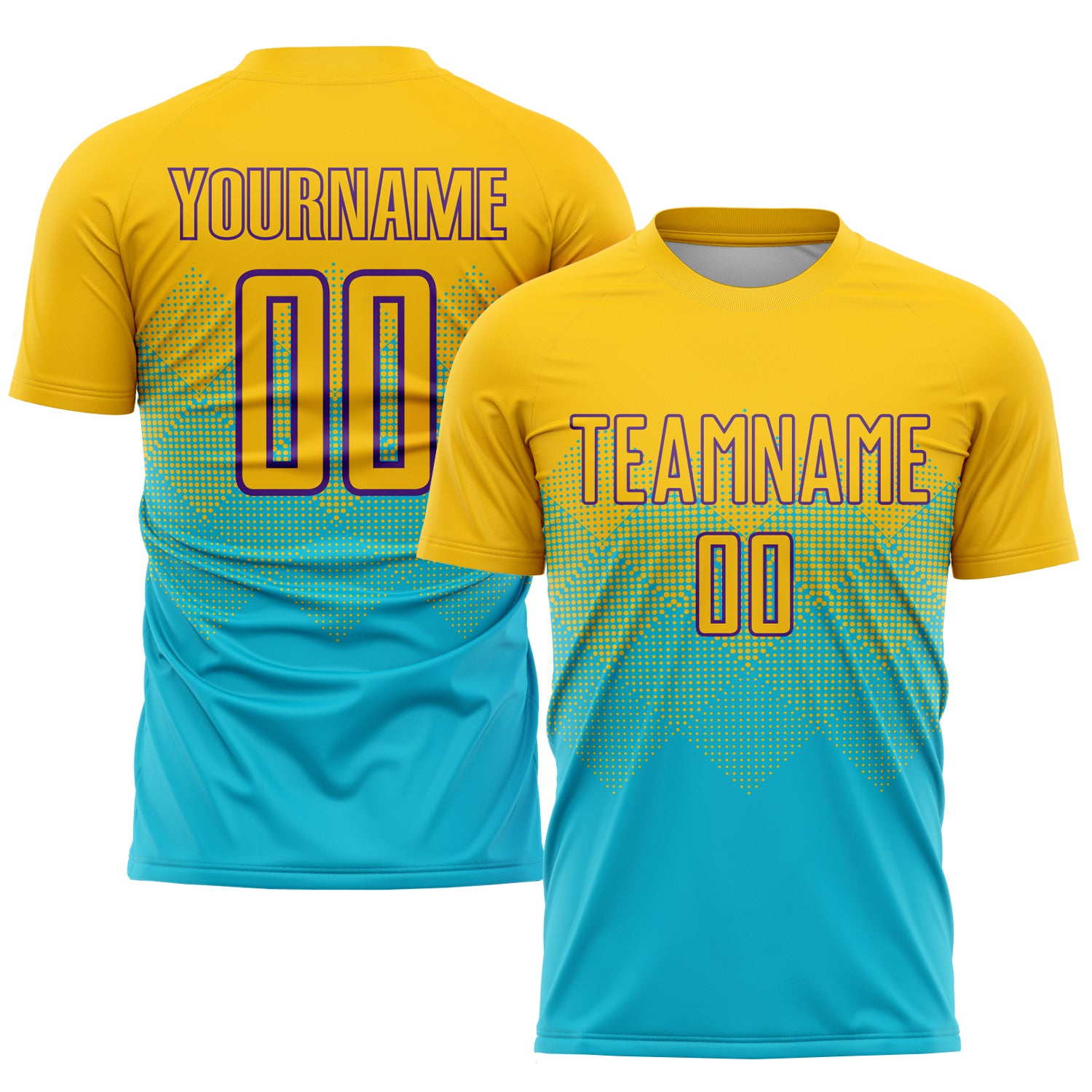 aqua blue jersey design