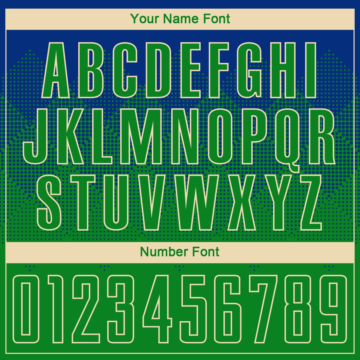 Custom Royal Keely Green-Cream Sublimation Soccer Uniform Jersey