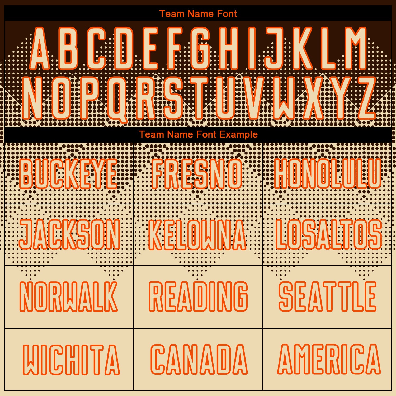 Custom Brown Cream-Orange Sublimation Soccer Uniform Jersey