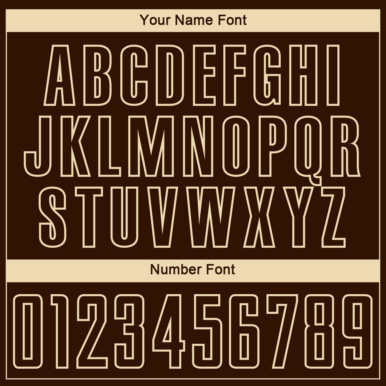 Custom Brown Cream Sublimation Soccer Uniform Jersey