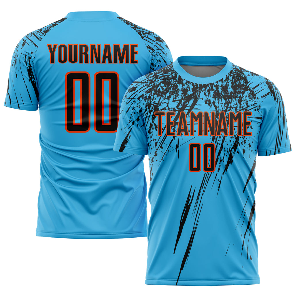 Custom Camo Texas Orange-Brown Sublimation Salute To Service Soccer Uniform  Jersey Discount