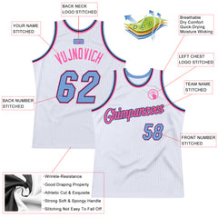 Custom Light Pink Green-White Authentic Throwback Basketball Jersey Fast  Shipping – FiitgCustom