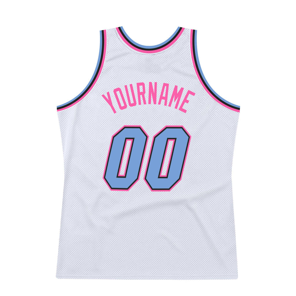 Custom Light Pink Green-White Authentic Throwback Basketball Jersey Fast  Shipping – FiitgCustom