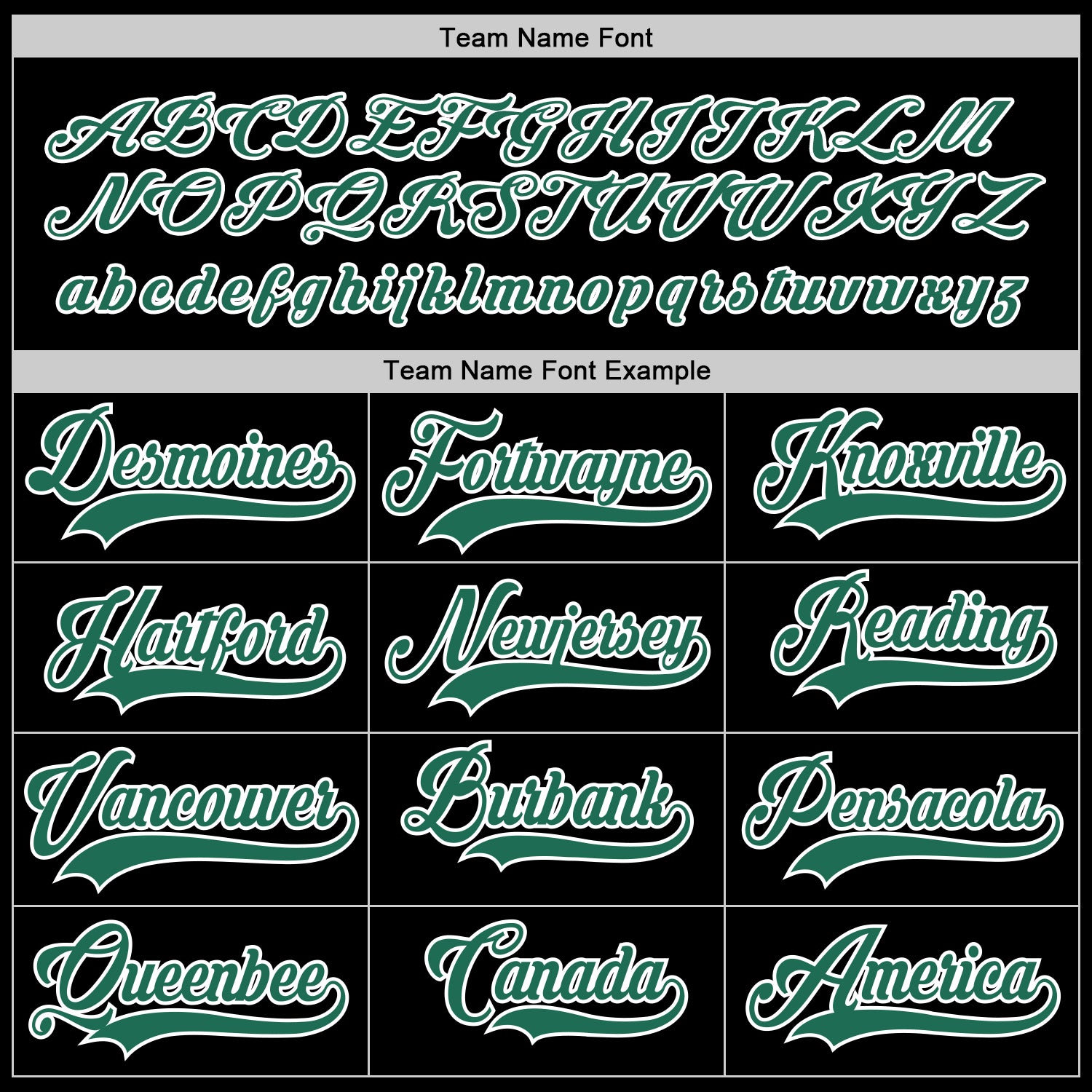 Custom Black Kelly Green-White Hockey Jersey
