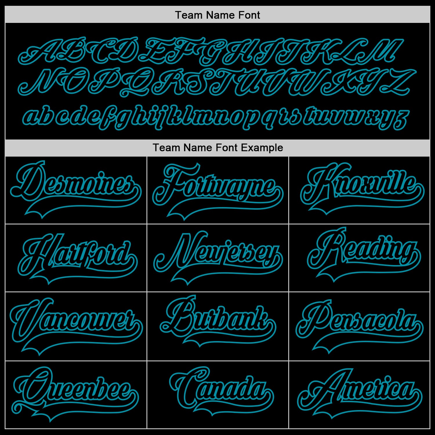 Custom Black Black-Teal Hockey Jersey