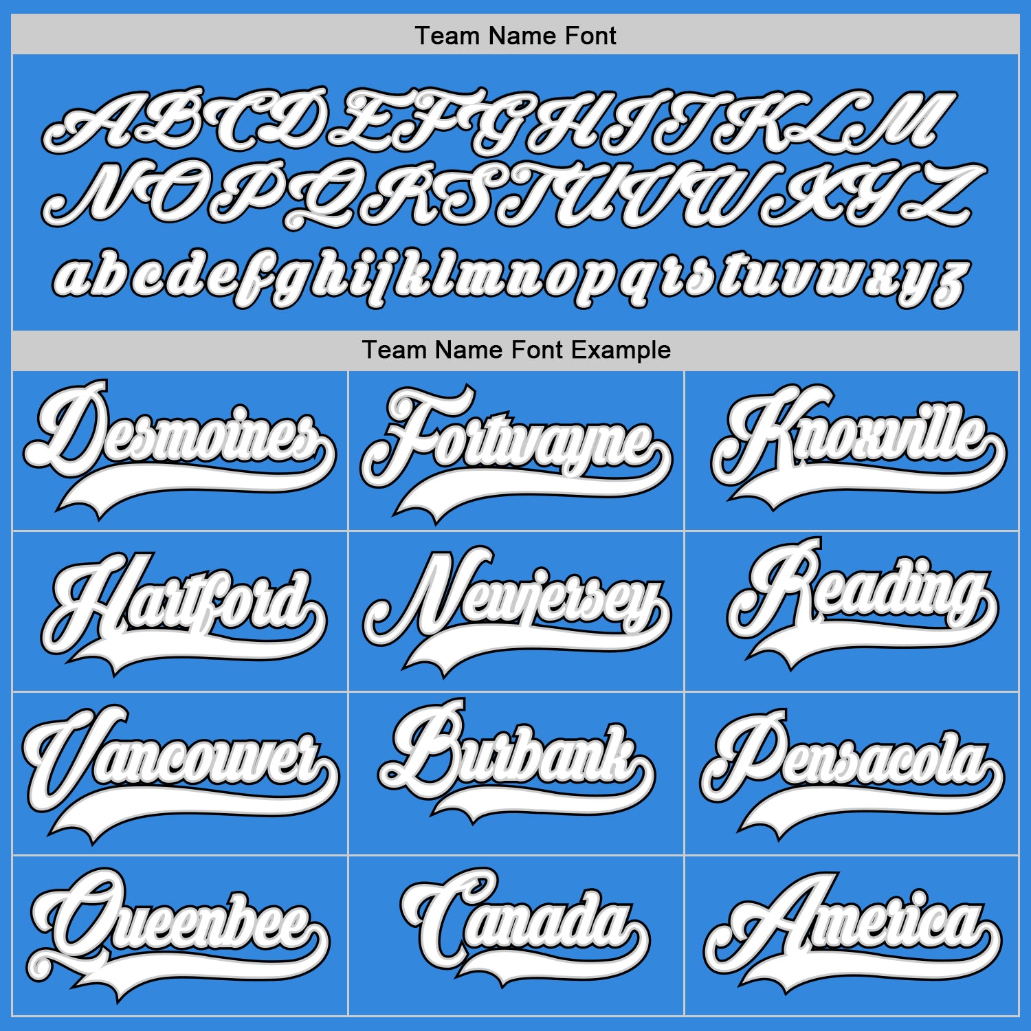 Custom Powder Blue White-Black Hockey Jersey