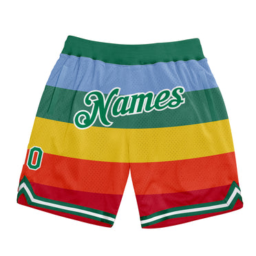 Rainbow basketball shorts outlet
